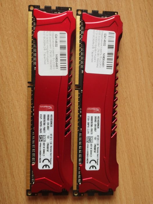 Оперативна пам'ять  DDR3 4+4GB 1866 MHz