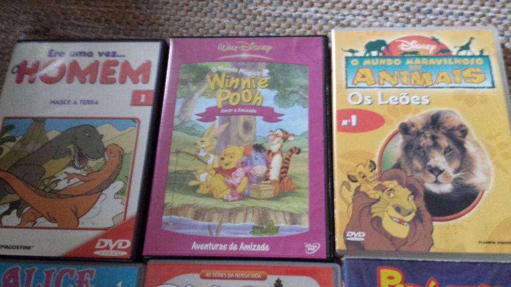 10 dvd's infantis