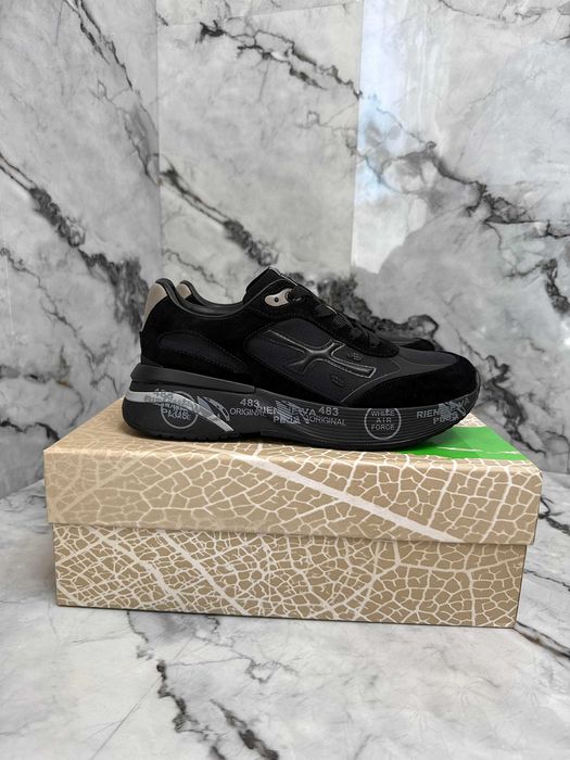 Кросівки Premiata Moerun Black PREMIUM, Кроссовки Премиата Моерун черные размер 40-45