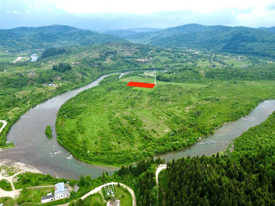 Добра ділянка 40сот в Карпатах с. Рибник