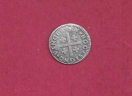MONARQUIA D. JOÃO V MEIO TOSTAO  50 REIS PRATA