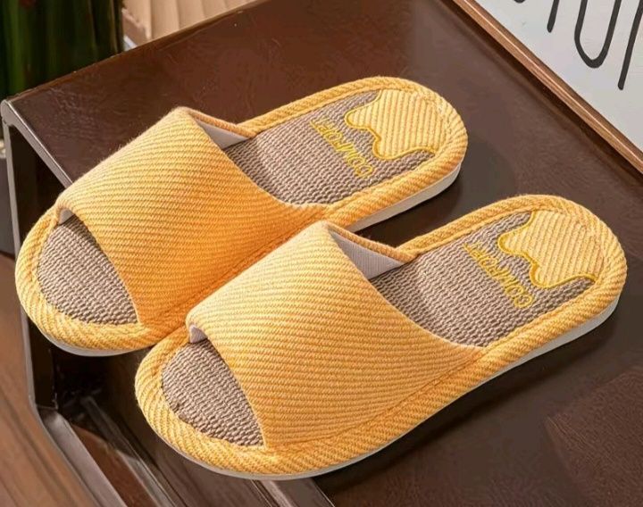 Капці домашні льняні
