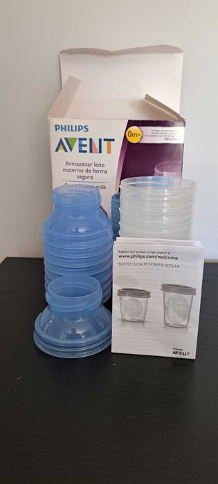 Philips AVENT copos armazenar leite materno