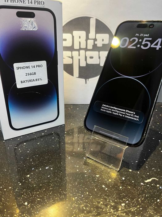 Iphone 14 Pro Czarny 256GB Bateria:85%/Gwarancja/SklepGSM/Lach