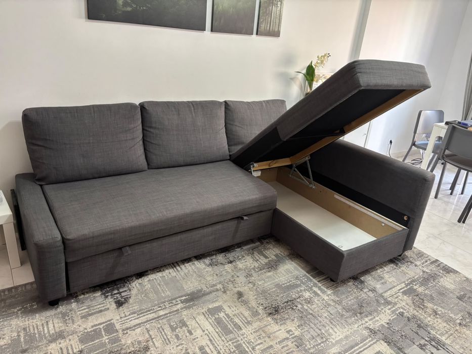 Sofá cama IKEA FRIHETEN com arrumação
