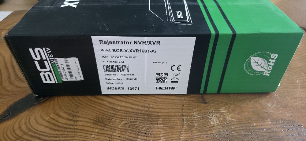Rejestrator BCS TVI/CVI/AHD/IP okazja