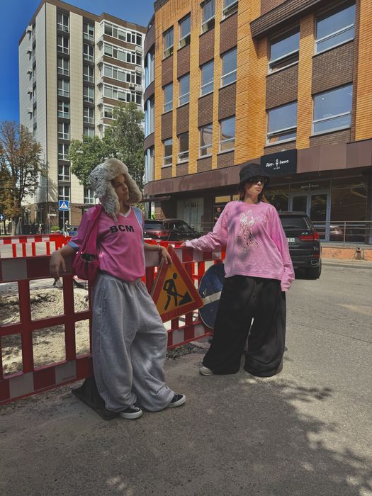 Широкі штани спортивні