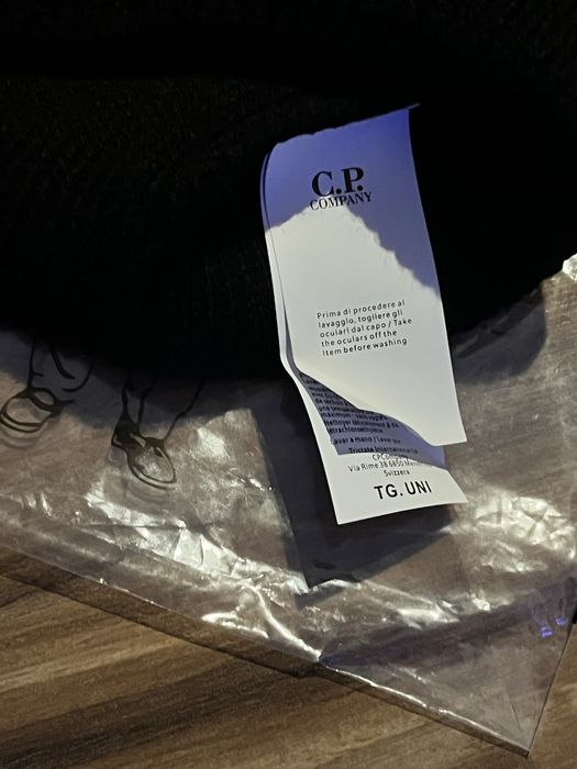 C.P.Company Czarna czapka nowa