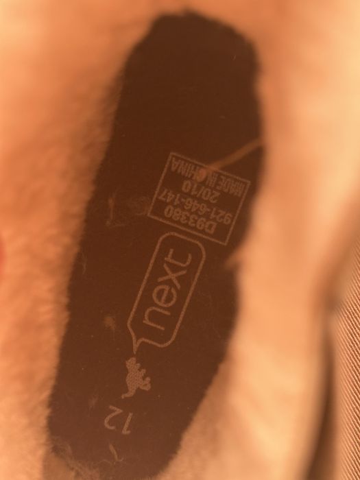 Гумові сапоги 12 розмір next