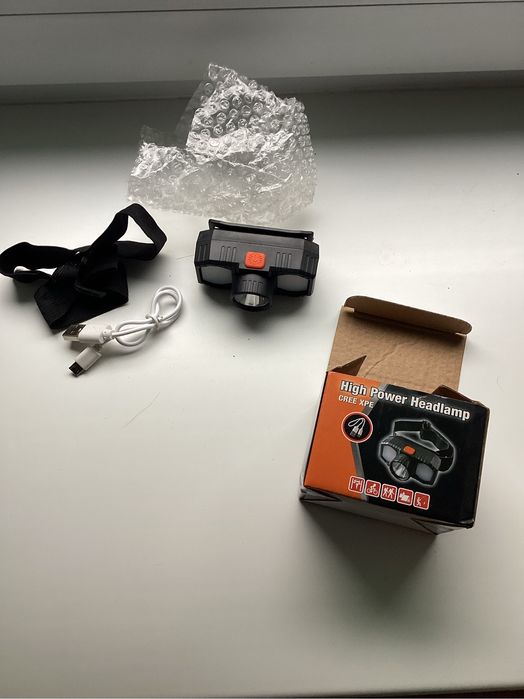 Фонарь налобный перезаряжаемый