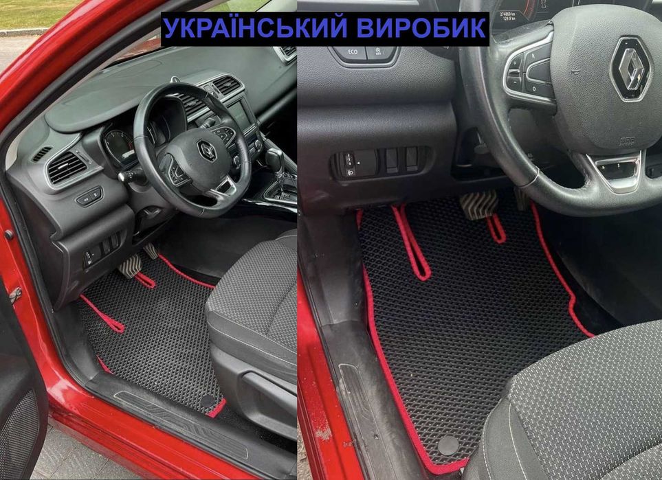 ЕВА EVA Коврики в авто Audi A4 A6 Q5 Q7 Renault Megane Zoe Nissan Leaf