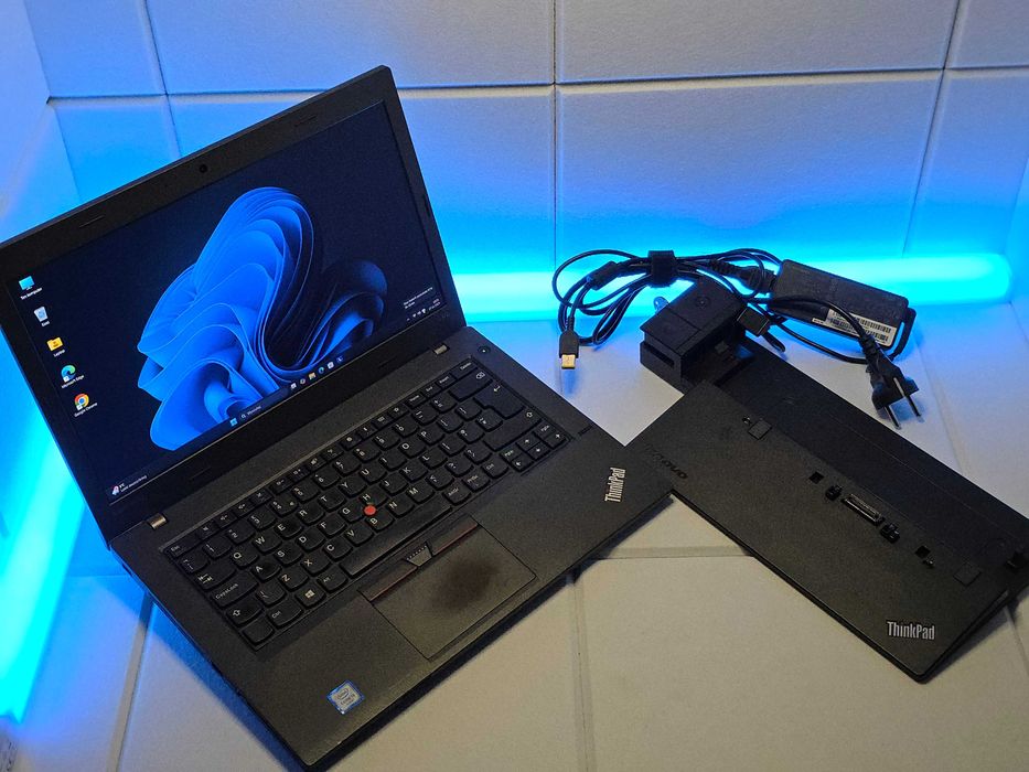 LENOVO THINKPAD L470 i3-6006U/8GB/240GB SSD/Win11 Pro +stacja dokująca
