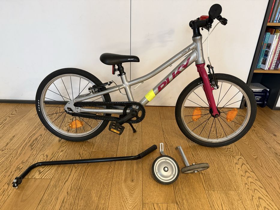 PUKY LS-PRO 18 lekki rower dziecięcy 18” + kółka + prowadnik