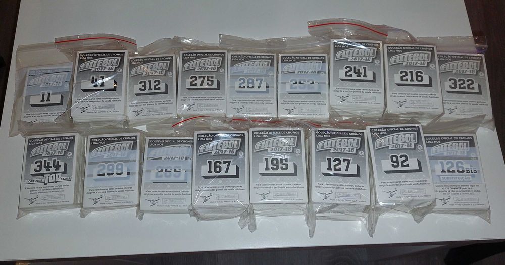 Cromos Futebol 2017/18 | Panini 17-18 (Ver lista)
