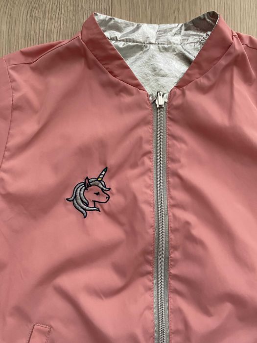 Jesienna dwustronna kurteczka dla dziewczynki COOLCLUB (Smyk) r. 140