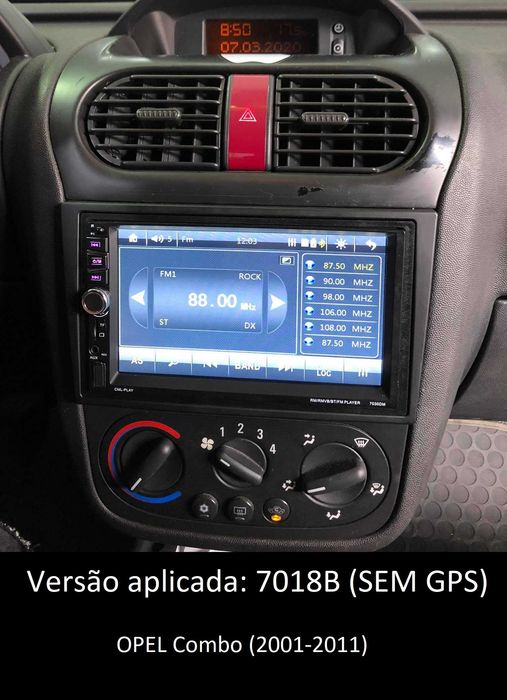 Rádio 2DIN • OPEL Combo C / D (2001 a 2018) • Android GPS [4+64GB]