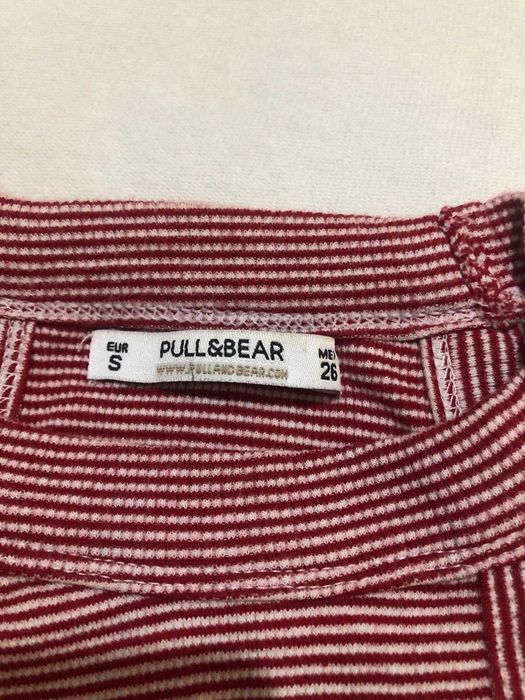 T-shirt cavada riscas Pull&Bear