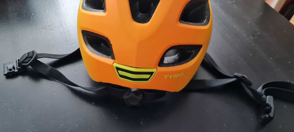 Kask rowerowy Bontrager Tyro-żółto pomarańczowy