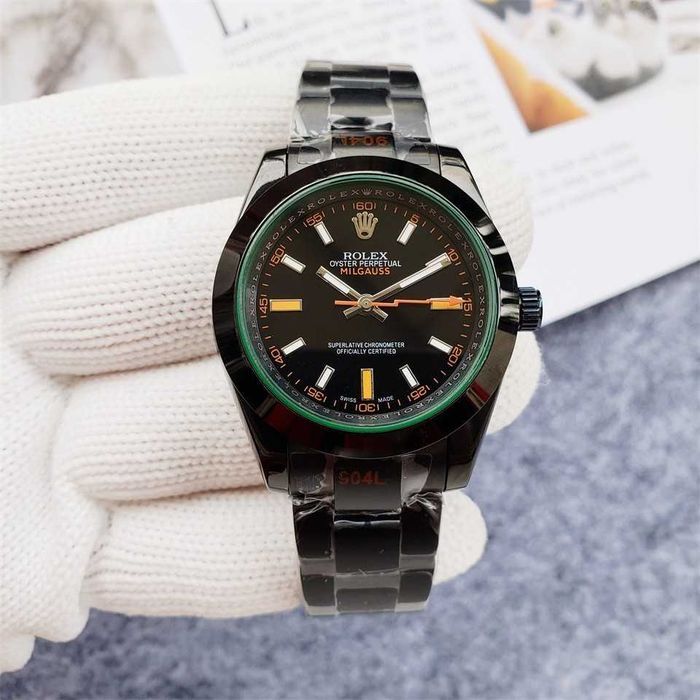Годинник автоматичний Rolex datejust milgaus BLAKEN