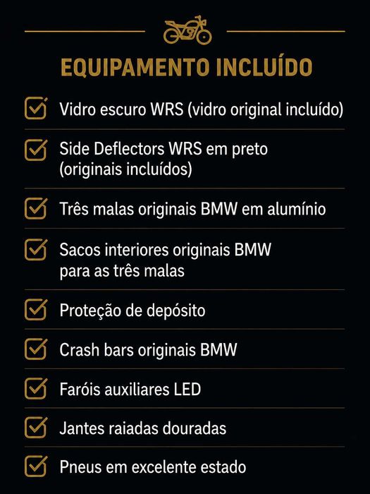 BMW GS Adventure Triple Black 2024 - 7800km