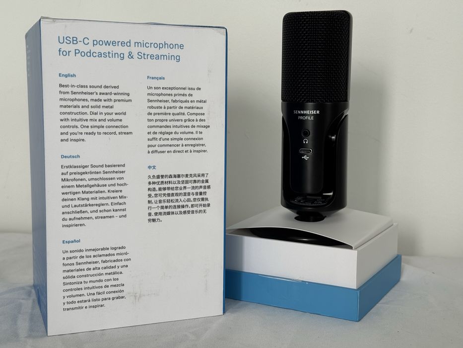 Sennheiser Profile USB Microphone – професійний USB-C конденсаторний мікрофон для стрімінгу, подкастів та запису