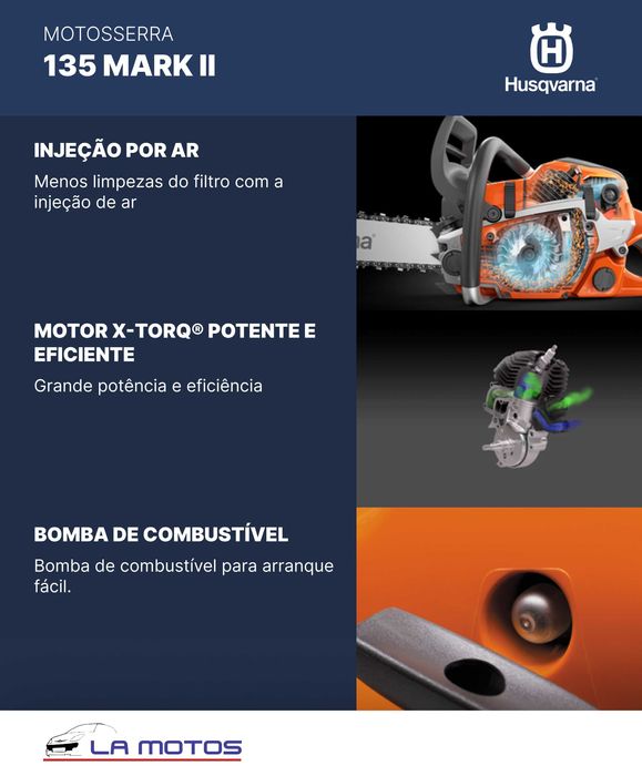 Motoserra Husqvarna 135 Mark II