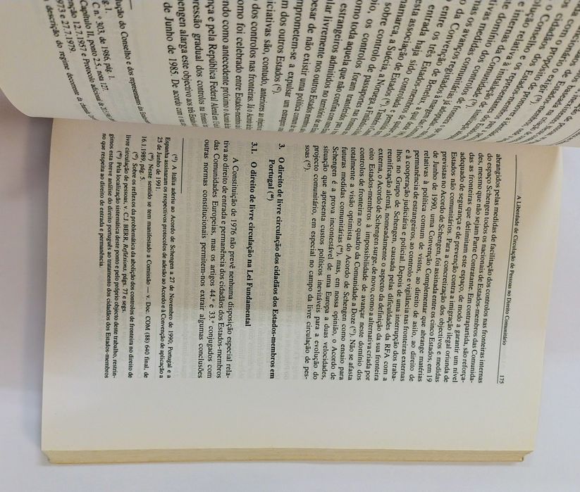 A liberdade de Circulação de Pessoas e a Ordem Pública no Direito Comu
