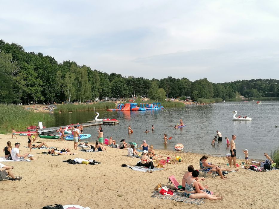 Domek Milena w Turawie z linią brzegową