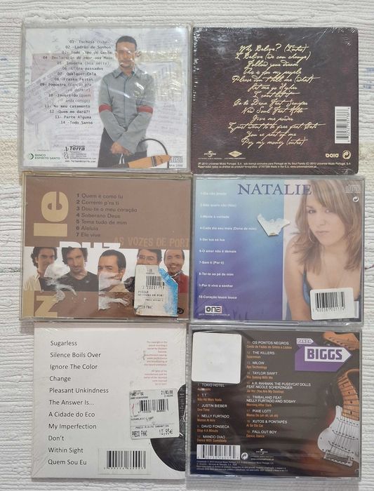 (Lote 3) - 6 CDs novos e selados (o preço indicado é por 1 CD)