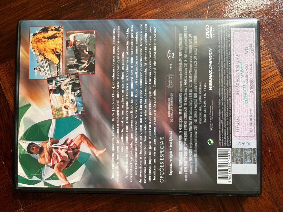 DVD O espião acidental (Chan, 2001)