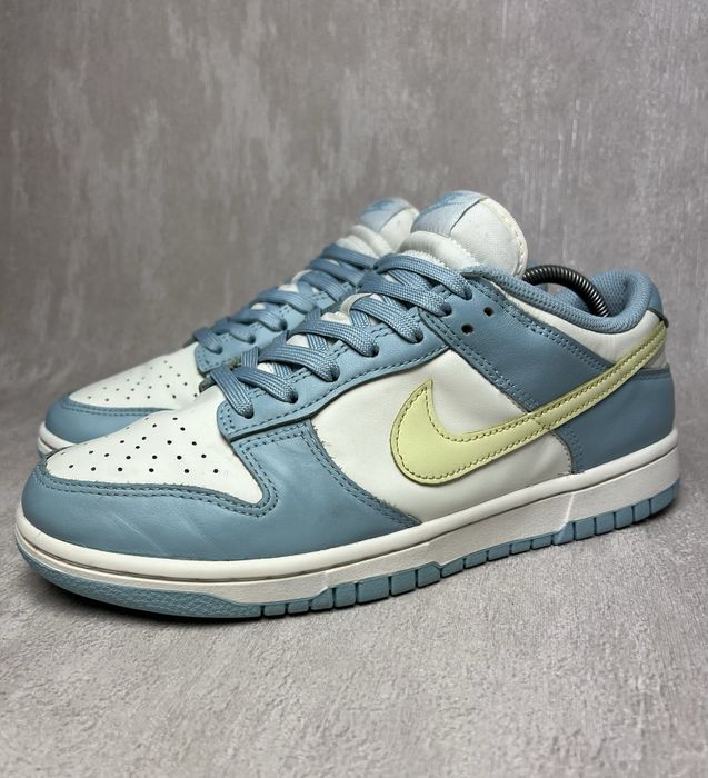 Кросівки Nike Dunk Low Ocean Bliss Citron Tint Sail DD1503-123