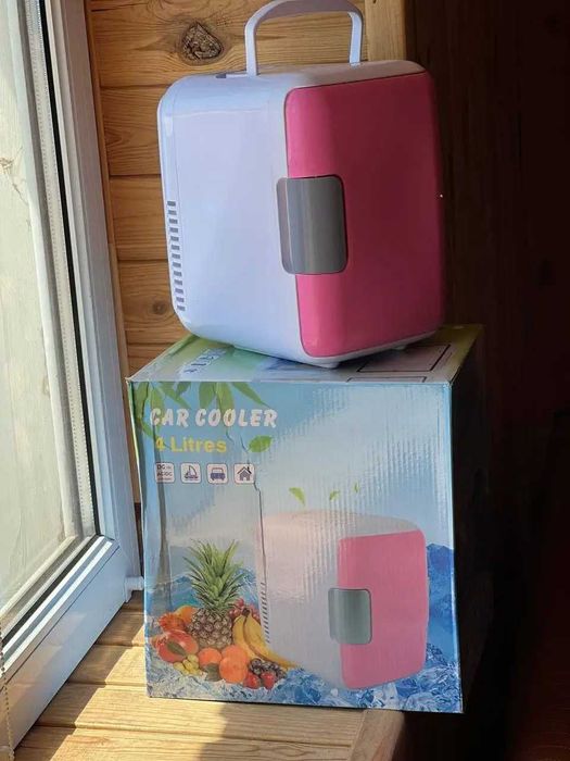 Автохолодильник портативный 4л в прикуриватель Car refrigerator AND LY-898 Белый с голубым холодильник