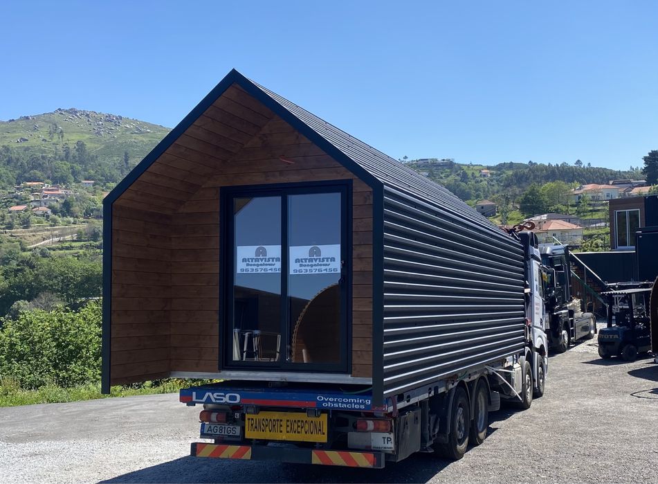 Bungalow 22m2, casa de madeira