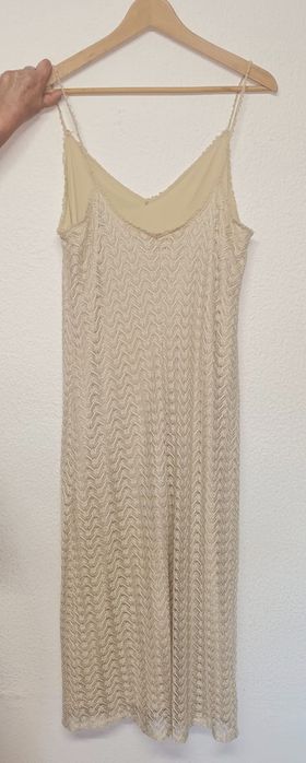 Vestido Dourado de Malha