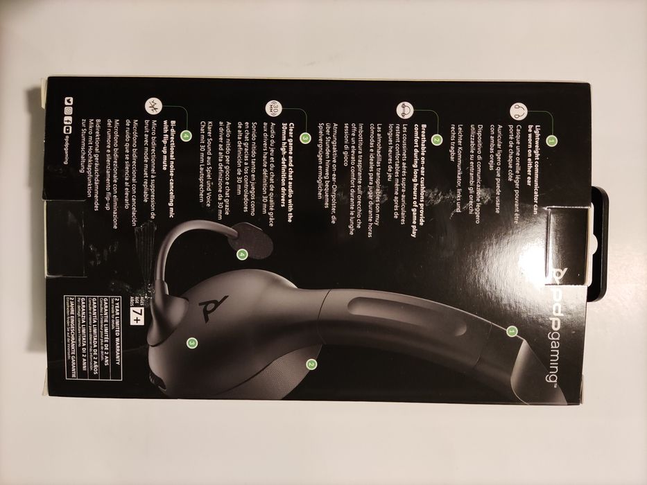 Auscultadores Gaming PDP LVL 30 Xbox novos