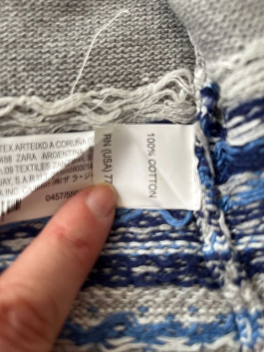 Zara Mini - Cardigan Malha Bebé (3M-6M)