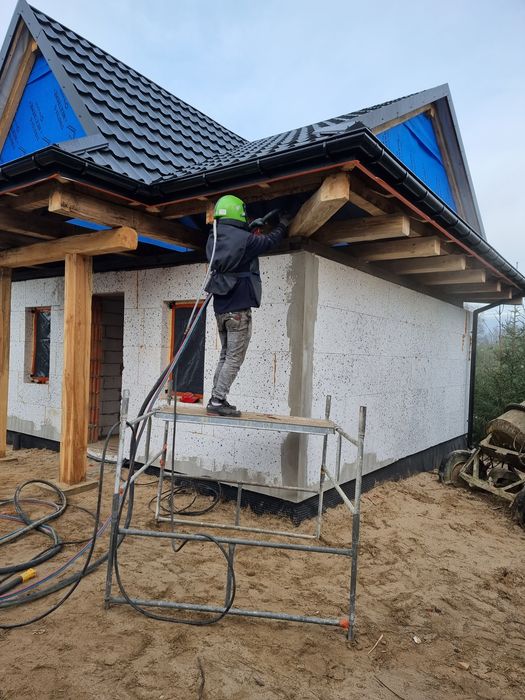 Elewacje  oczyszczanie Malowanie impregnacja