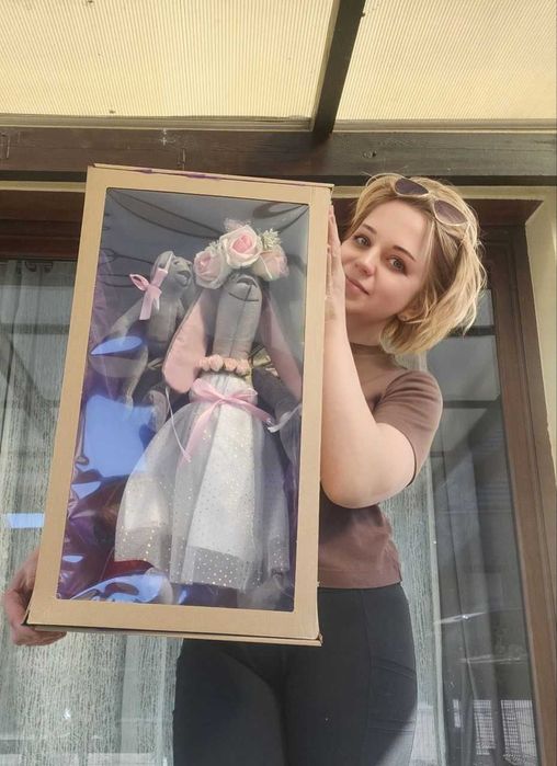 Ręcznie robiona lalka amulet Tilda