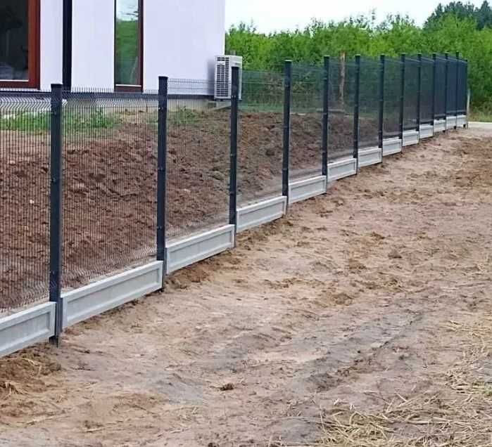 Najtaniej w Polsce! SPRZEDAŻ Ogrodzenia panelowego 123cm FI4- 45 zł/mb