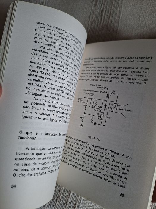 Dois livros técnicos sobre tvs antigas