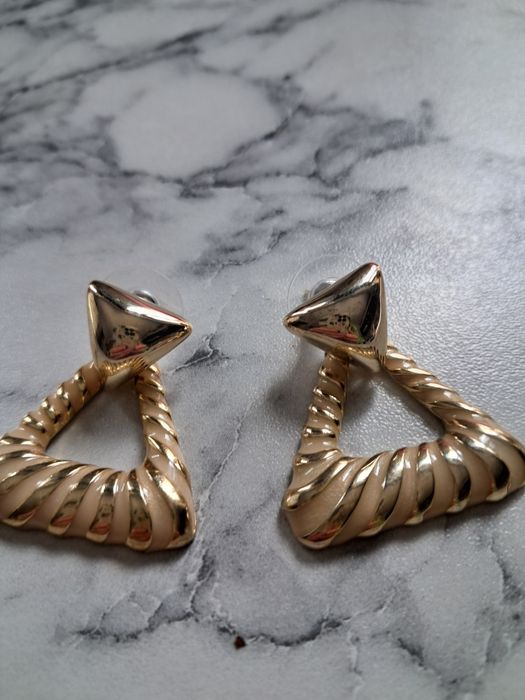 Біжутерія- сережки з емалю, кольцо