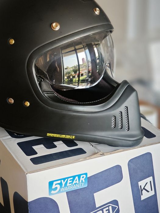 Shoei EX Zero Фотохром!!!  чорний мат XL