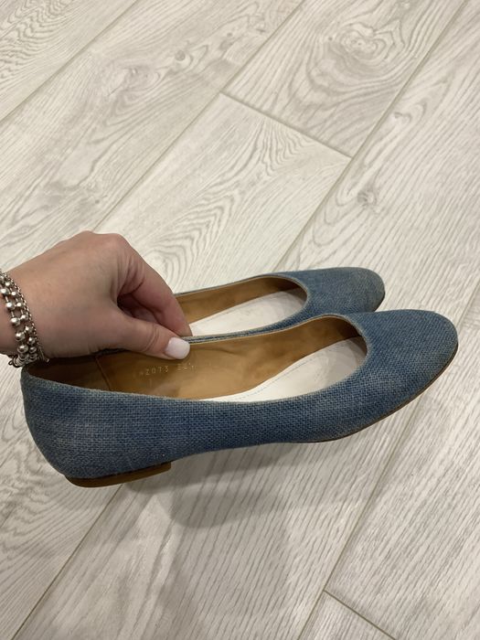 Mm6 maison margiela балетки з деніму оригінал