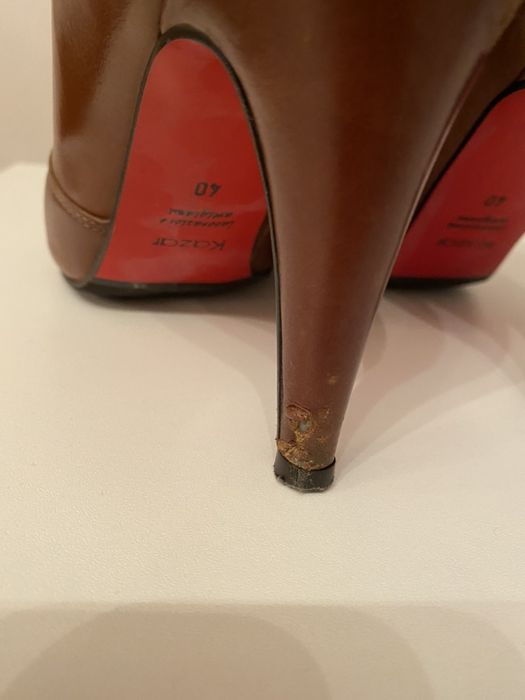 Botki skórzane Kazar 40