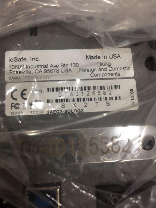 ioSafe Solo G3 4 ТБ Огнестойкий и водонепроницаемый внешний жестк диск