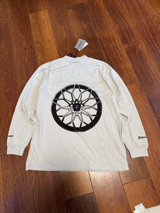 balenciaga lamborghini long sleeve