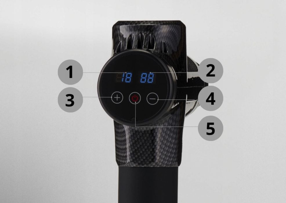 Pistolet Do Masażu - Masażer Do Pleców, Karku, Stóp I Ciała Okazja Fv