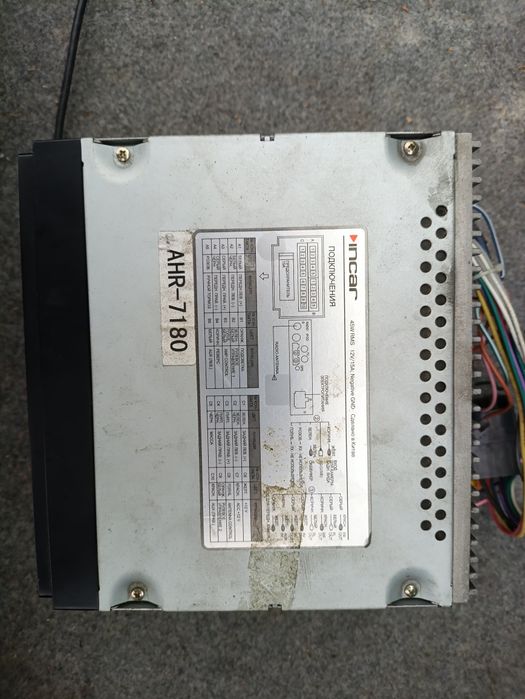 Магнитола Incar AHR-7180 на запчасти