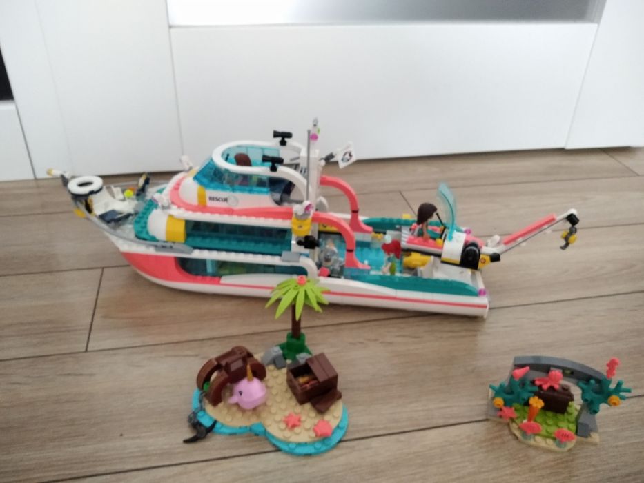 LEGO friends łódź ratunkowa dla zwierząt