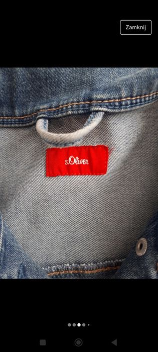 Kurtka kurteczka katana jeans dżins S'Oliver 128